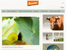 Tablet Screenshot of demeter.net