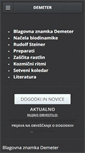Mobile Screenshot of demeter.si